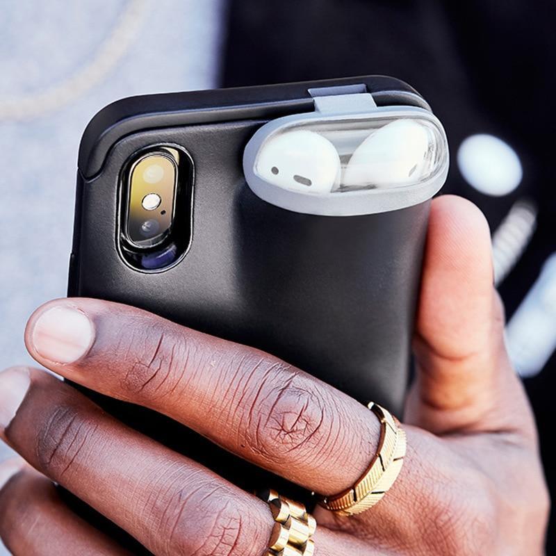 TechnoOasis Phone Case With Airpods Holder
