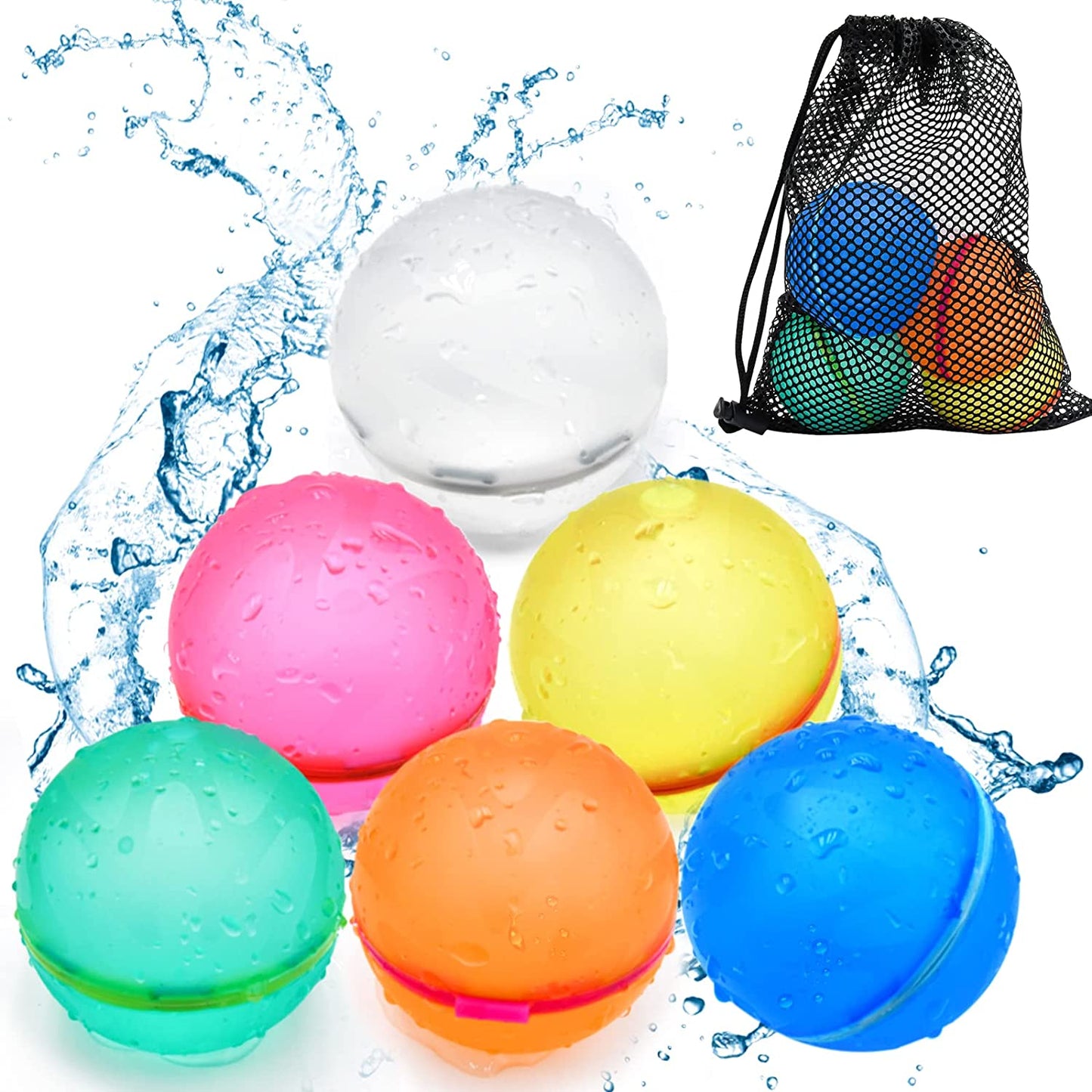 TechnoOasis™ Reusable Water Balloons (12 pcs)