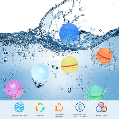 TechnoOasis™ Reusable Water Balloons (12 pcs)