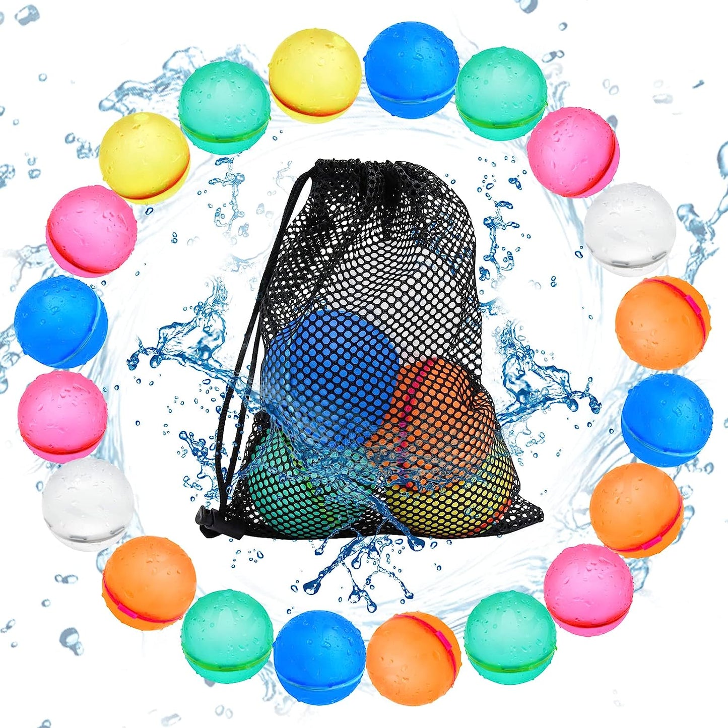 TechnoOasis™ Reusable Water Balloons (12 pcs)